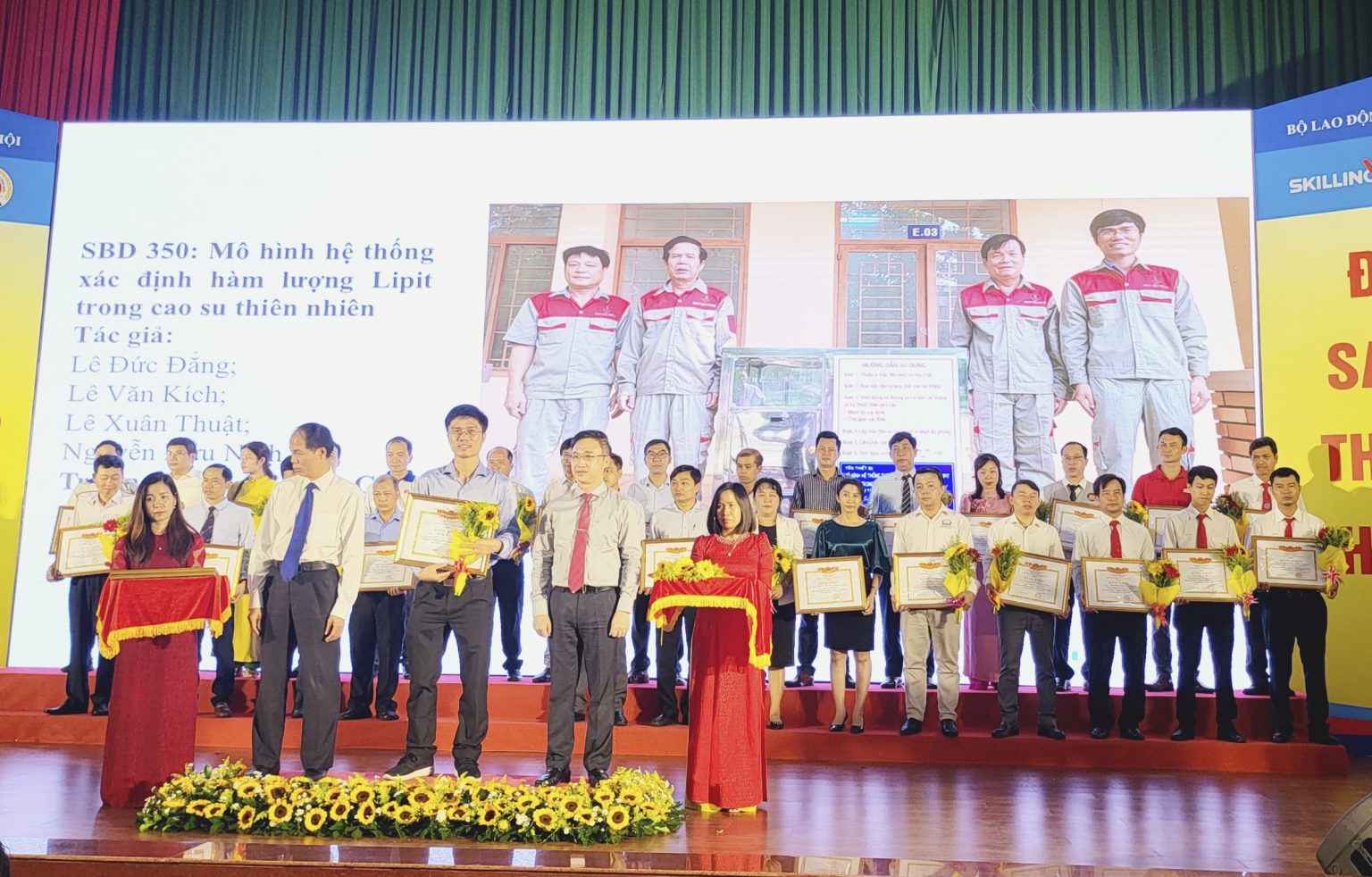 Trường Cao Đẳng Cao su đạt giải nhất Hội thi thiết bị đào tạo tự làm toàn quốc