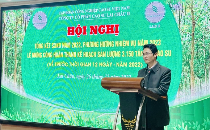 Công ty Cao su Lai Châu 2 vượt kế hoạch, đạt 3.150 tấn mủ cao su