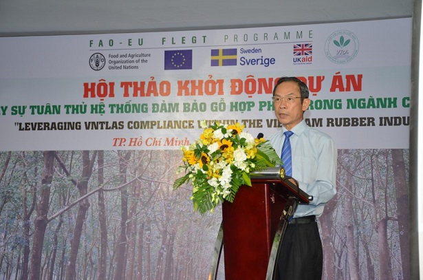 Hỗ trợ ngành cao su tuân thủ hệ thống đảm bảo gỗ hợp pháp