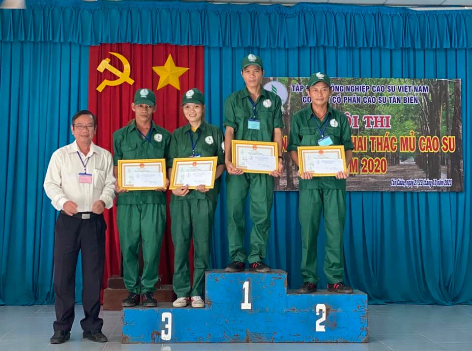 Giải Nhất thi Bàn tay vàng Cao su Tân Biên gọi tên Suối Ngô