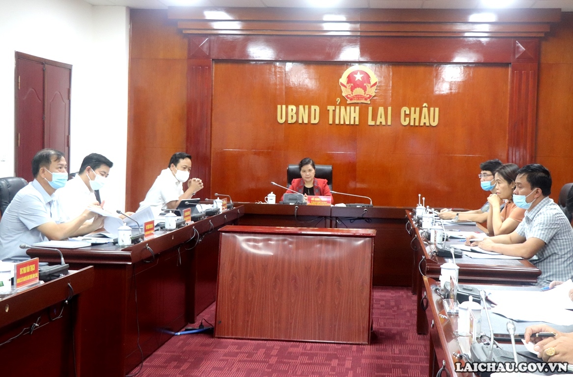Lai Châu: Họp trực tuyến với Tập đoàn Công nghiệp Cao su Việt Nam