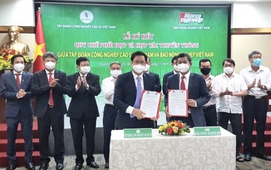 VRG và Báo Nông nghiệp Việt Nam ký kết hợp tác 