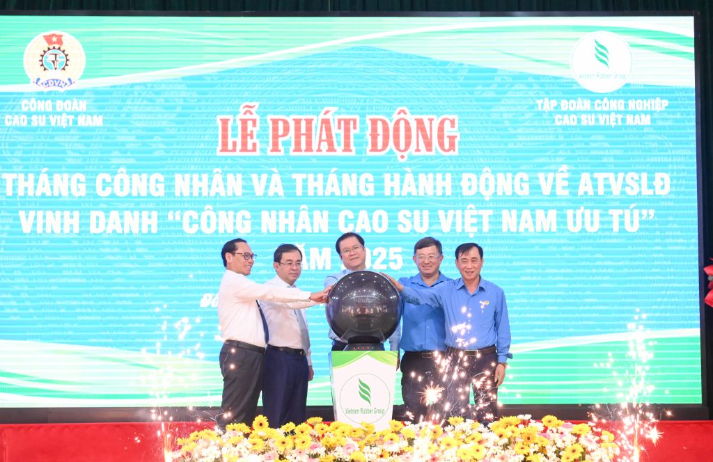 VRG vinh danh 174 Công nhân Cao su Việt Nam ưu tú