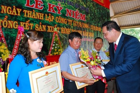 Cao  su Chư Sê cần mở rộng thị trường, tăng doanh thu