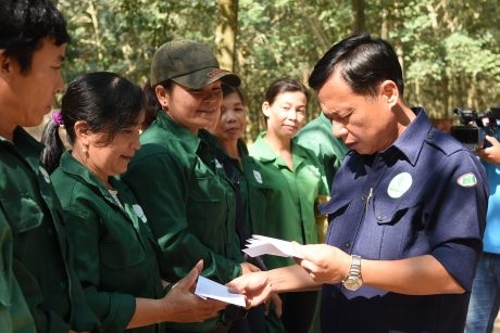 Cao su Hòa Bình: Thưởng vượt sản lượng hơn 507 triệu đồng