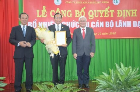 Ông Lê Thanh Tú được bổ nhiệm Phó TGĐ VRG