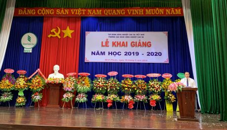 Trường Cao đẳng Công nghiệp Cao su khai giảng năm học 2019-2020