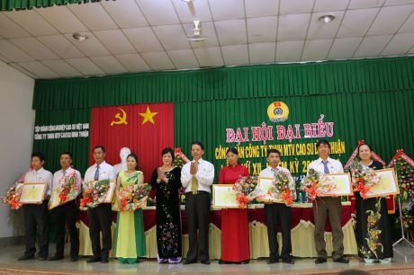 Ông Nguyễn Ngọc Mùi tái đắc cử Chủ tịch Công đoàn Cao su Bình Thuận